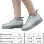 Silicone Non-slip Thickened Wear-resistant Waterproof Shoe Boots Cover - Image 10
