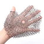 Stainless Steel Round Iron Cleaner Pot Brush Scrubber Home Cookware Kitchen Cleaning Tool - Image 5