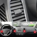 For Kia K3 Left Driving Car Air Conditioning Air Outlet Paddle - Image 6