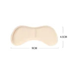 10pcs Invisible Anti-wear Butterfly Shape High Heel Stickers Thickened Sponge Heel Stickers, Random Color Delivery - Image 2