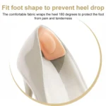 10pcs Invisible Anti-wear Butterfly Shape High Heel Stickers Thickened Sponge Heel Stickers, Random Color Delivery - Image 5