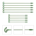 10pcs Plant Potted Flower Shape Support Rod Fixed Anti-lodging Leaf Guard Frame - Image 3