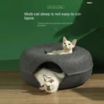 Round Wool Felt Cat Litter Tunnel Cat Litter - Image 7