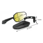 SF-187 Rotatable Adjustable Electric Vehicle Modified Rearview Mirror Reflective Mirror - Image 2