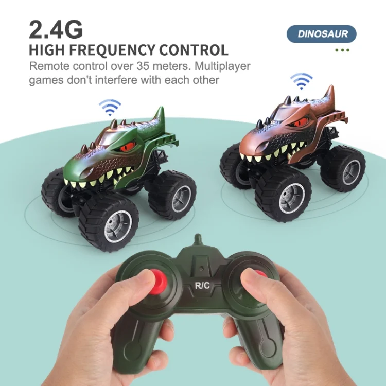 EDA0049303_B3.webp JJR/C Q148 2.4G Dinosaur Climbing Remote Control Car Monster Truck - Image 5