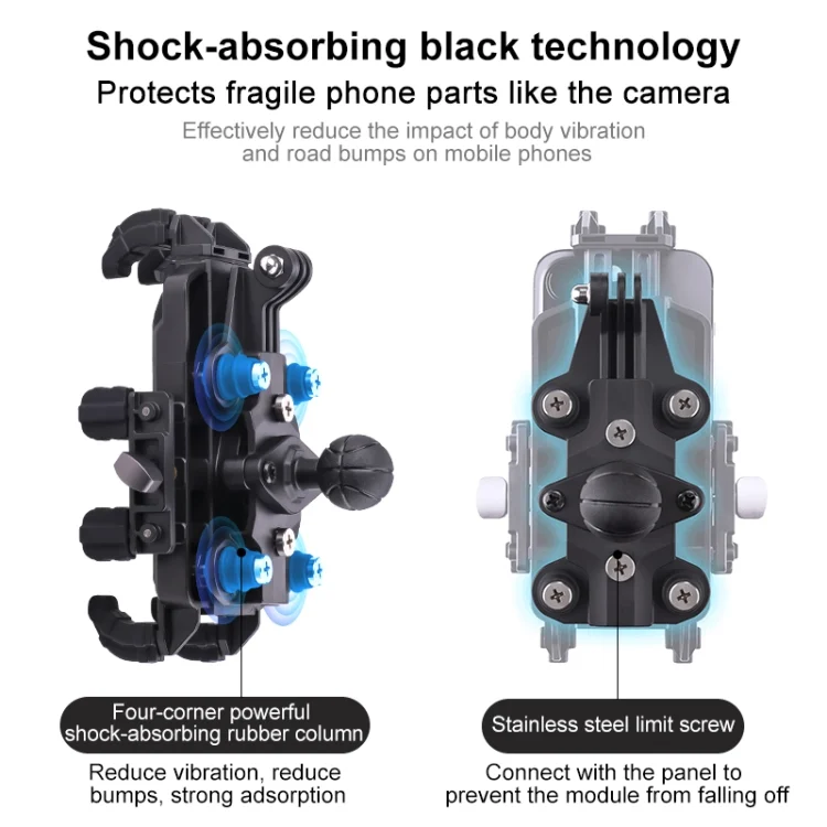 EDA004938401C_2.webp MOTOSLG Crab Motorcycle Phone Clamp Bracket - Image 3
