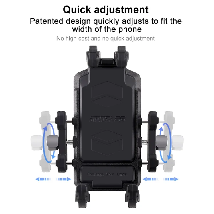 EDA004938401C_3.webp MOTOSLG Crab Motorcycle Phone Clamp Bracket - Image 4
