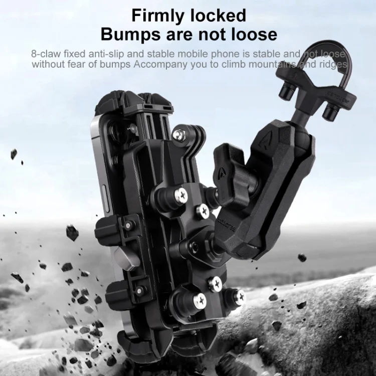EDA004938401C_8.webp MOTOSLG Crab Motorcycle Phone Clamp Bracket - Image 9