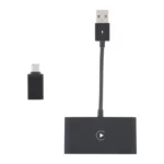 USB + USB-C / Type-C Wired to Wireless Carplay Adapter for iPhone - Image 2