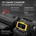 FOXSUR FBC1206E 6A 12V Car / Motorcycle Smart Battery Charger - Image 9