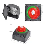 For RV / ATV / UTV / Truck CP-0082 600A High Current Battery Disconnect Switch Rotary Switch Cut - Image 5