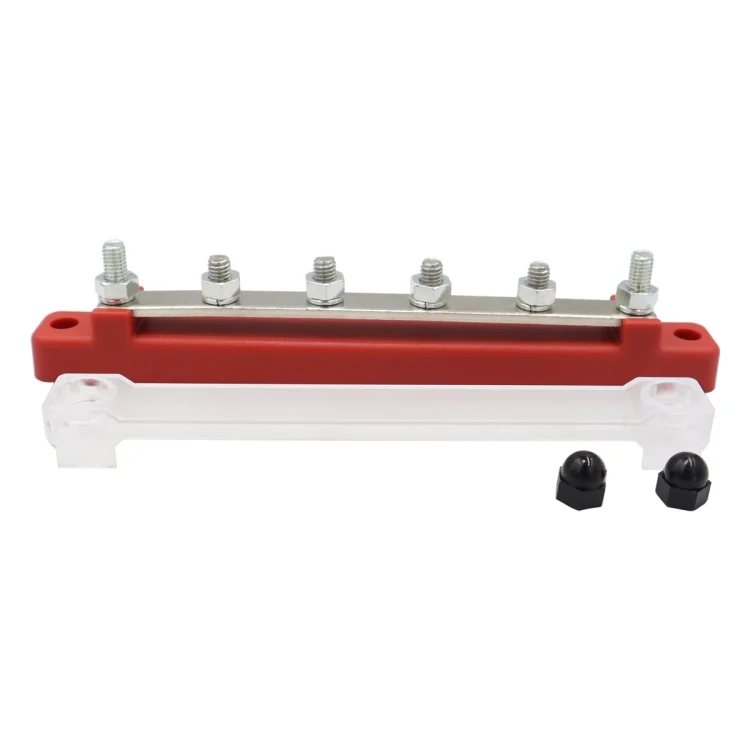 EDA004977402_3.webp 150A 48V RV Yacht Car Single-row 4-way Terminal Busbar - Image 4