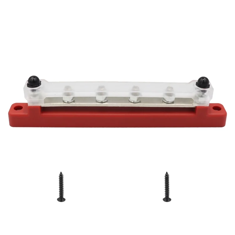 EDA004977402_5.webp 150A 48V RV Yacht Car Single-row 4-way Terminal Busbar - Image 6