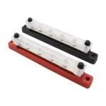 CP-3122 1 Pair 150A 48V RV Yacht Car High Current Single-row 4-way Terminal Busbar - Image 3