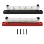 CP-3122 1 Pair 150A 48V RV Yacht Car High Current Single-row 4-way Terminal Busbar - Image 6