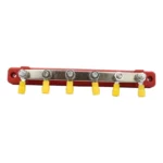 RV Yacht 150A High Current Single-row 4-way Busbar with 6pcs Terminals - Image 4