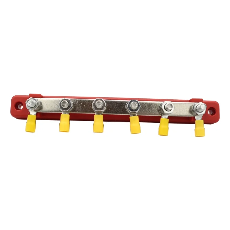 EDA004977801_3.webp RV Yacht 150A High Current Single-row 4-way Busbar with 6pcs Terminals - Image 4