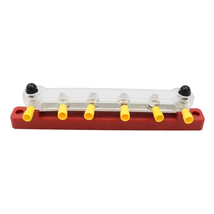 EDA004977801_4.webp RV Yacht 150A High Current Single-row 4-way Busbar with 6pcs Terminals - Image 5