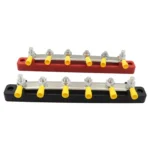 1 Pair RV Yacht 150A High Current Single-row 4-way Busbar with 12pcs Terminals - Image 3