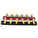 1 Pair RV Yacht 150A High Current Single-row 4-way Busbar with 12pcs Terminals - Image 5