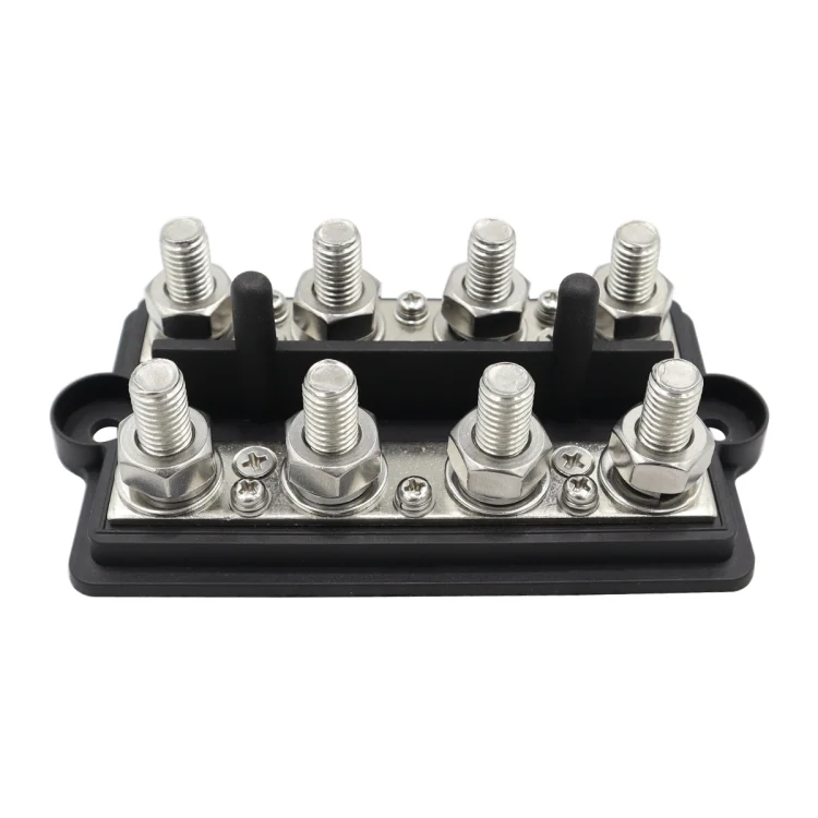 EDA004981201_2.webp RV Modified Yacht Double-row 4-way Busbar with Dust Cover - Image 3