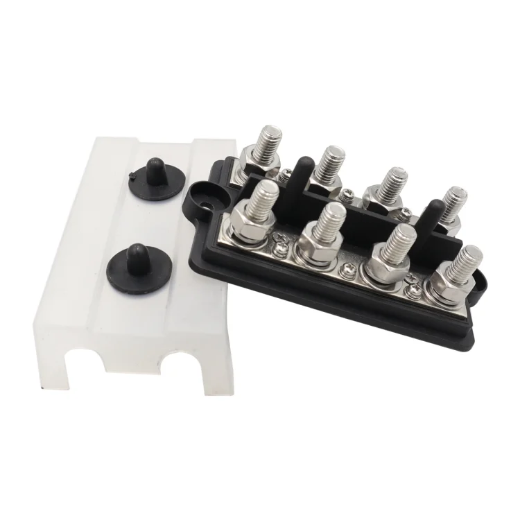 EDA004981201_6.webp RV Modified Yacht Double-row 4-way Busbar with Dust Cover - Image 7