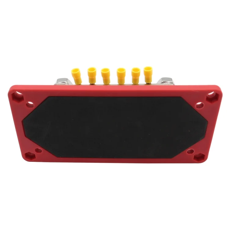 EDA004982301_3.webp 1 Pair 300A 12-48V RV Yacht Modified Double Row 12-way M6 Terminal Busbar with 24pcs Terminals - Image 4