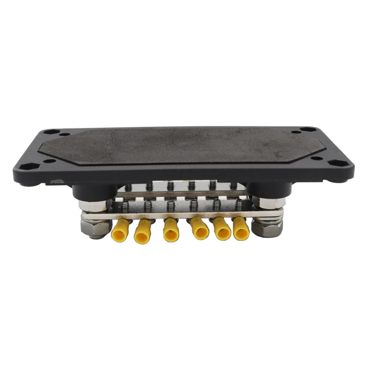 EDA004982301_6.webp 1 Pair 300A 12-48V RV Yacht Modified Double Row 12-way M6 Terminal Busbar with 24pcs Terminals - Image 7