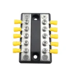 CP-4002 100A 48V RV Yacht Modified Double Row 5-way Busbar with 10pcs Terminals - Image 4
