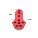 XH-6282 7 Holes Car Exhaust Hanger Bushing Muffler Rubber Insulator Mount Bracket - Image 2