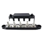 RV Yacht M8 Single Row 5-way Power Distribution Block Busbar with Cover - Image 2