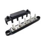 RV Yacht M8 Single Row 5-way Power Distribution Block Busbar with Cover - Image 3