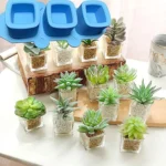 3 Cups Love Ice Tray Silicone Mold Succulent Plaster Mold, Random Color Delivery - Image 4