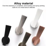 Thickened Curved Hook Flat Hook Door Handle Hook Free Punch Free Installation Curtain Wall Hook - Image 4