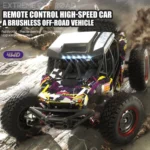 JJR/C Q141B Brushless 4WD High Speed Remote Control Desert Truck - Image 3