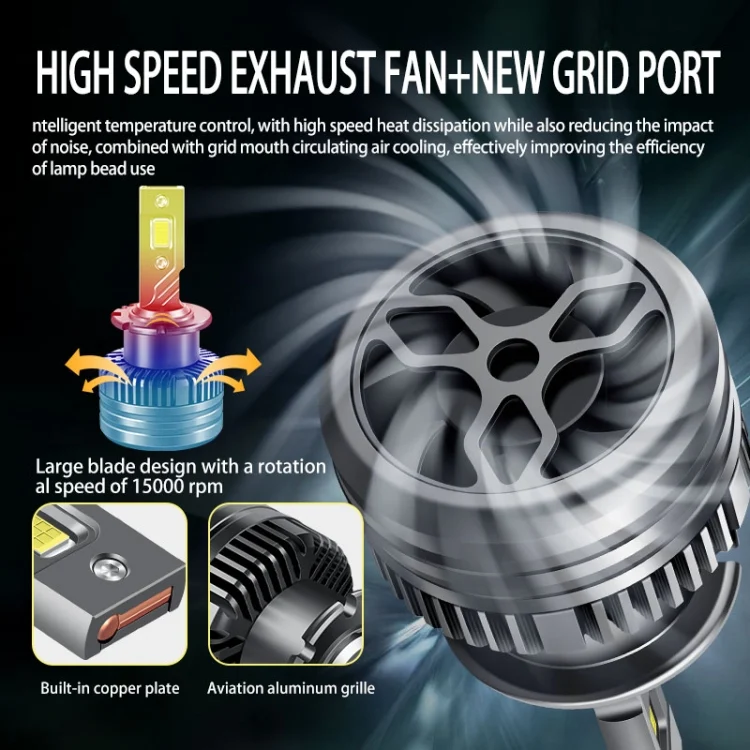 EDA0050375_6.webp P15 1 Pair D2S / D2R DC10-32V / 35W / 6000K / 4000LM IP68 Waterproof Car LED Headlight - Image 7