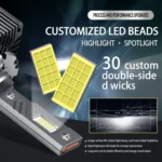 P15 1 Pair D4S / D4R DC10-32V / 35W / 6000K / 4000LM IP68 Waterproof Car LED Headlight - Image 6