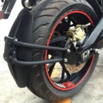 Motorcycle Stainless Steel Modified Rear Wheel Fender Dustproof Splash Flaps Mudguards Fender Guard - Image 8