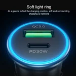 MOMAX UC18 30W Dual Port QC3.0 Car Fast Charger - Image 4