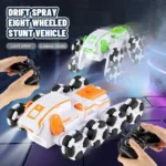 JJR/C Q152 Remote Control Intelligent Eight Wheel Swing Arm Stunt Vehicle - Image 3