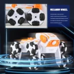 JJR/C Q152 Remote Control Intelligent Eight Wheel Swing Arm Stunt Vehicle - Image 6