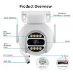 A8-C2 2MP Smart WiFi Surveillance IP Camera, Dual-light Full Color Night Vision / Two Way Audio / TF Card - Image 11