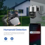 ESCAM G03 2x4MP Dual Lens Zoom 8X Dual Light Source WiFi Camera Support Two-way Voice & Motion Detection - Image 5