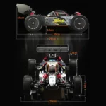 JJR/C Q146 Electric 4WD Alloy Off-Road Remote Control Car - Image 3