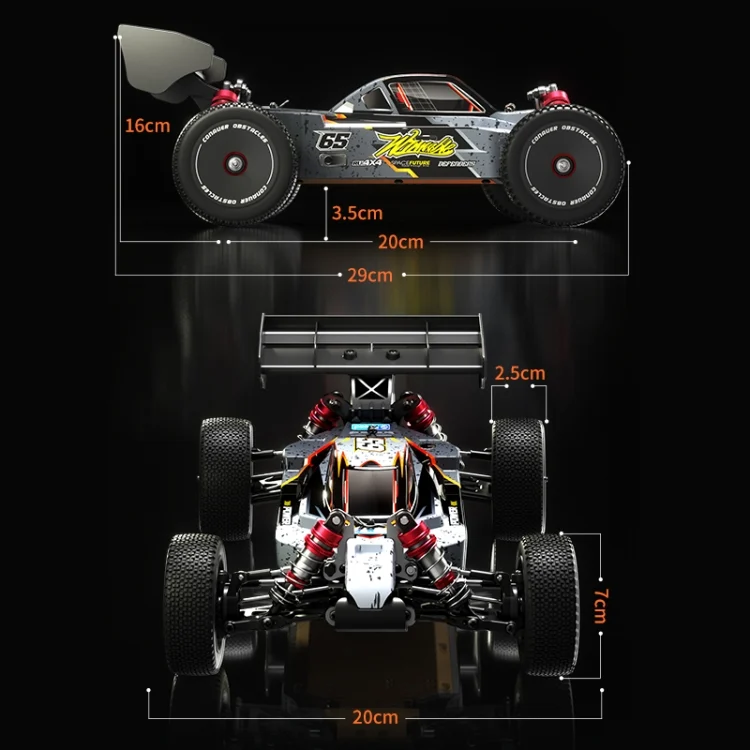 EDA005159001A_2.webp JJR/C Q146 Electric 4WD Alloy Off-Road Remote Control Car - Image 3