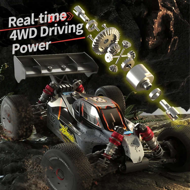 EDA005159001A_5.webp JJR/C Q146 Electric 4WD Alloy Off-Road Remote Control Car - Image 6