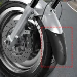 Motorcycle PP Modified Front Wheel Fender Dustproof Splash Flaps Mudguards Fender Guard - Image 6