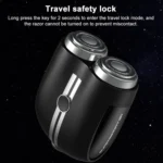 Portable Wet and Dry Double Shaving IPX7 Waterproof Electric Shaver - Image 4
