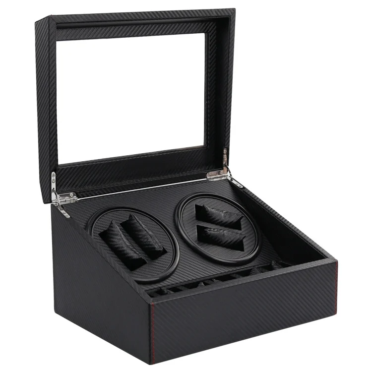 EDA00517803_1.webp Mechanical Automatic Watch Box Electric Motor Watch Shaker, US Plug - Image 2