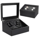Mechanical Automatic Watch Box Electric Motor Watch Shaker, US Plug - Image 3